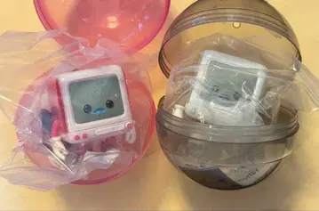 레트로 PC 보이 스탠드 피규어 시크릿 핑크 가챠