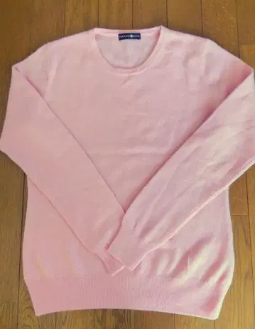 타카시마야 캐시미어 100% 니트 M 핑크