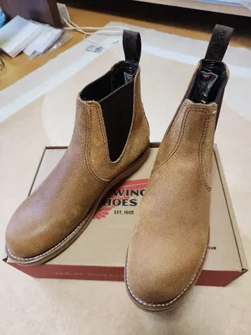 RED WING 사이드 고어 부츠 브라운