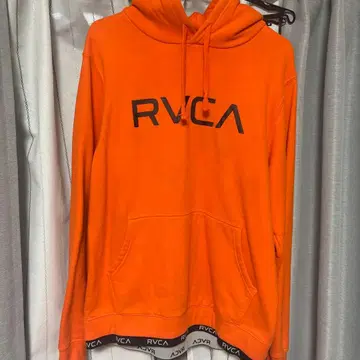 RVCA 오렌지 후디