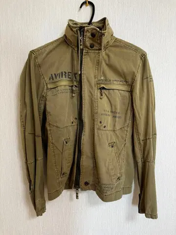 AVIREX 밀리터리 자켓 올리브
