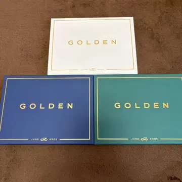 정국 BTS 솔로 앨범 GOLDEN 골든 3가지 형태 트레이딩 카드 6장