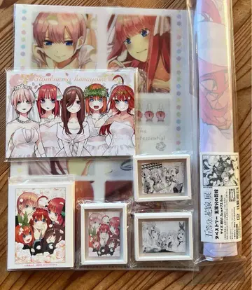 5등분의 신부전 굿즈 세트