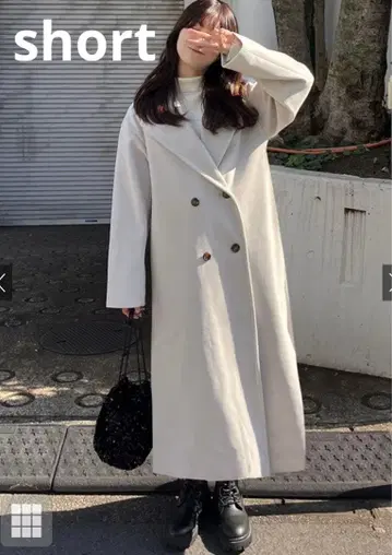 미사용 새상품! 사이드 슬릿 더블 버튼 체스터 코트 [ze759]