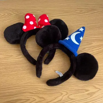 미니 마우스 미키 마우스 머리띠 세트