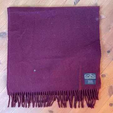 캐시미어 머플러 버건디