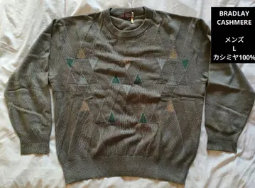 BRADLAY 캐시미어 100% 남성용 L 스웨터