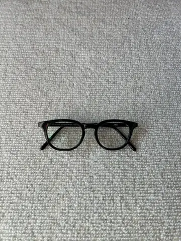 jins 안경 도수 없음 심플 블랙 라운드 프레임