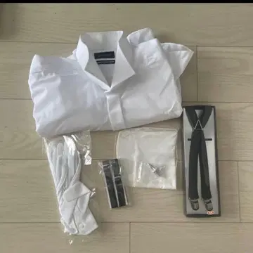 결혼식 신랑 잡화 세트 셔츠 L