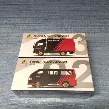 타이니 이스즈 트럭 도요타 하이 에이스 어드밴 미니카 세트