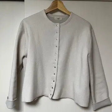 IENA 더블 페이스 스냅 가디건 2024