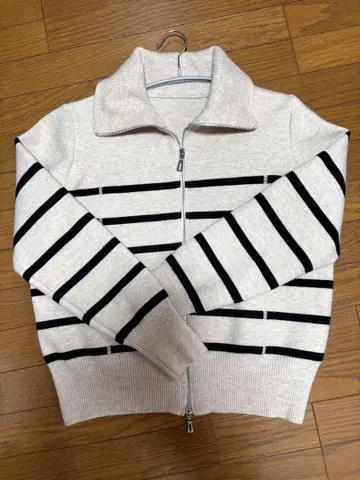 점퍼 집업 니트 가디건 아우터