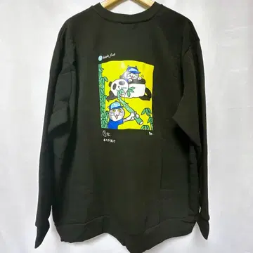 [익명 배송] 일하는 고양이 동물원 트레이닝복 팬더 대나무