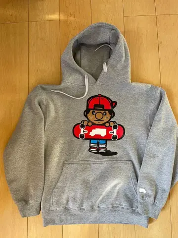TRUKFIT 스케이트보드 캐릭터 후드티 S