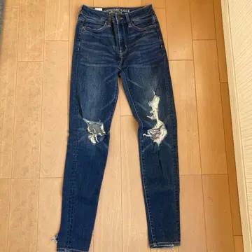 AMERICAN EAGLE 스키니 데님 0호