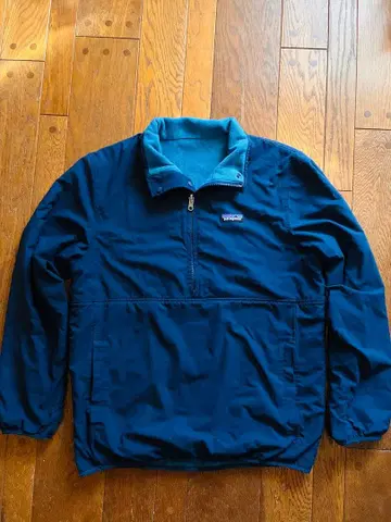 patagonia 스냅T S 리버서블 다크 네이비 블루