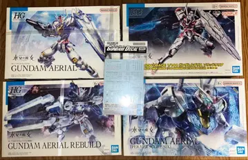 hg 건담 에어리얼 4기 세트 + 물 전사 데칼 NO133