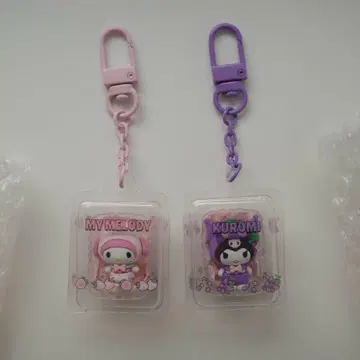 산리오 후르츠 디자인 시리즈 시크릿 키링 쿠로미 마이멜로디