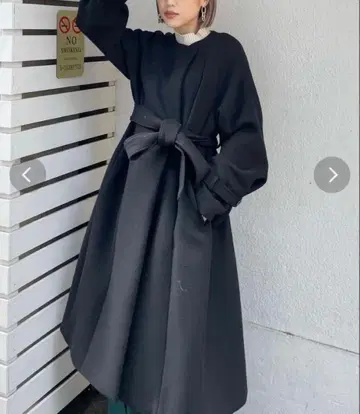 (새상품급) MURUA 무루아 노카라 가운 코트