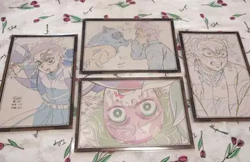 귀멸의 칼날 다이닝 무한성편 1기 엽서 카마도 탄지로 하시비라 이노스케