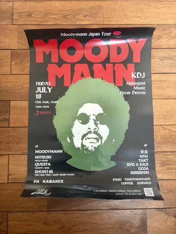 Moodymann Japan Tour 포스터