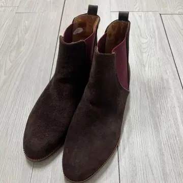 최종 가격! 허시파피 스웨이드 사이드 고어 부츠 24.5