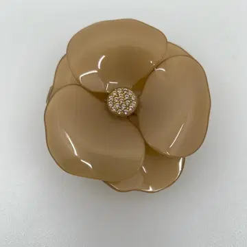 [새상품급] ALEXANDRE DE PARIS 까멜리아 머리핀 베이지