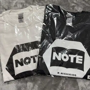 니시키도 료 NOTE 투어 티셔츠 2색 세트 M 사이즈