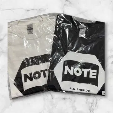 니시키도 료 NOTE 투어 티셔츠 2색 세트 M 사이즈
