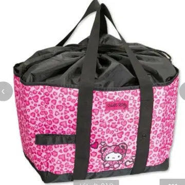 레오파드 무늬 키티 보냉 보온 쇼핑백