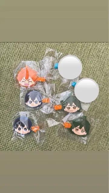 애니메이션 캐릭터 액세서리 6개 세트