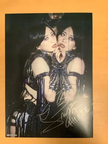 카미타니 사야 친필 사인 포함 포트레이트 사진 스타덤 STARDOM