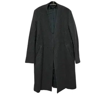 유나이티드 도쿄 노카라 코트 S 사이즈 그레이 체스터 코트