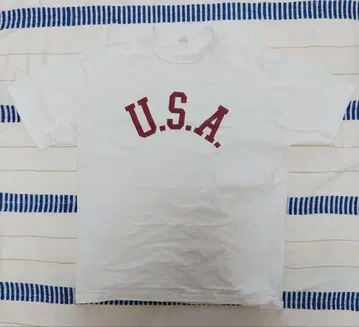 (오프) WAREHOUSE x BEAMS PLUS 별주 프린트 T