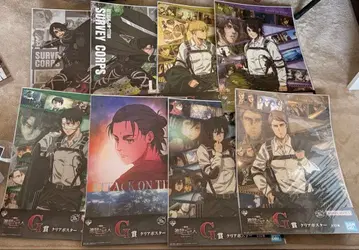 진격의 거인 자유를 향하여 제일복권 클리어 포스터