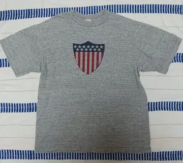 그레이 WAREHOUSE x BEAMS PLUS 별주 프린트 T