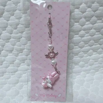 산리오 초레어 마이멜로디 스트랩 꿈꾸는 엔젤 키링