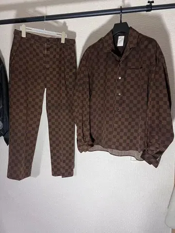 Name. STUDIOUS 체크 셔츠 팬츠 세트