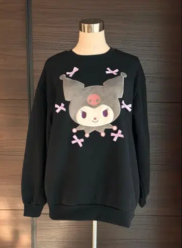 산리오 쿠로미 셋업 새상품 트레이닝복 팬츠 블랙 속기모