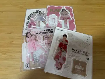 마츠모토 카렌 FRUITS ZIPPER 아크릴 스탠드 세트 묶음 판매