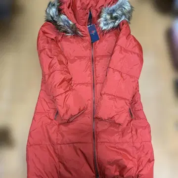 [ 미사용 새상품 ] 에니미니캘리포니아 퍼 달린 푸드코트