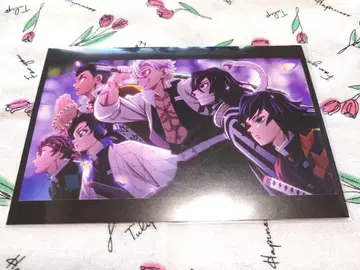 귀멸의 칼날 전 집중전 기둥 연습편 OP 엽서 기둥