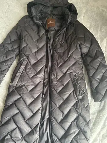 MONCLER 블랙 롱 다운 자켓 사이즈 0