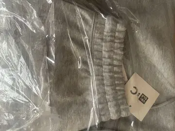 UNIQLO 그레이 맨투맨 와이드 팬츠 S 사이즈