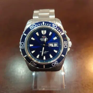 ORIENT 자동 와인딩 손목시계 블루 다이버