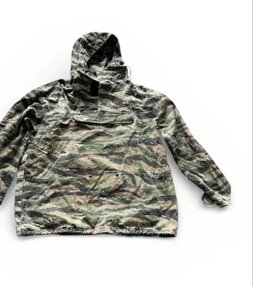 카모플라쥬 후드 부착 밀리터리 후드티