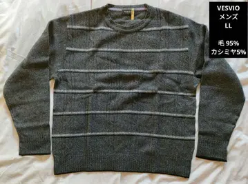 VESVIO INTERNATIONAL 그레이 스트라이프 LL