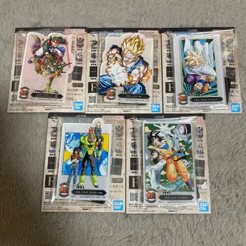 제1회 복권 드래곤볼 40주년 기념 F상 ACLLECT 5종 세트