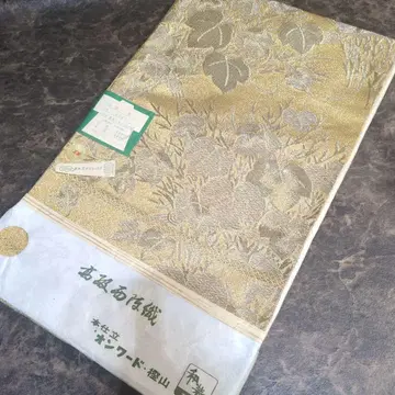 후쿠로 오비 고급 니시진 비단 순수 실크