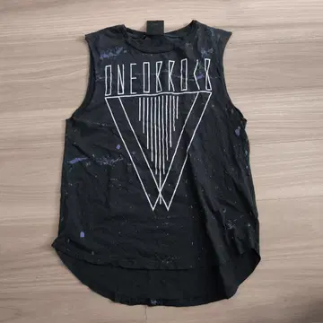 ONE OK ROCK 슬리브리스 T셔츠 S 사이즈 블랙